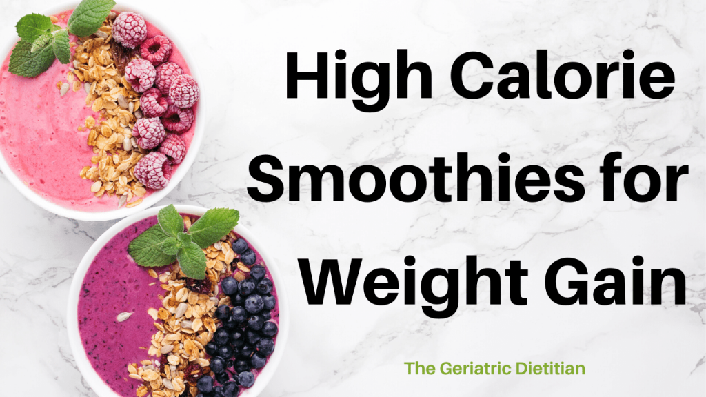 High Calorie Smoothies for Weight Gain blog cover