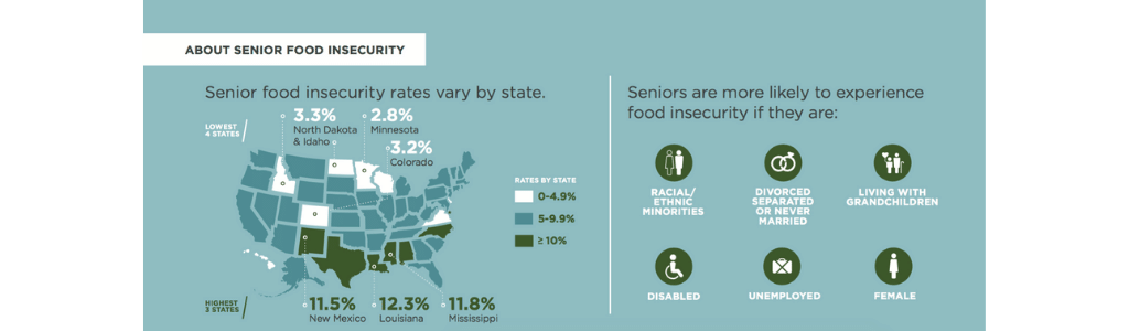 About Senior Food Insecurity Infographic