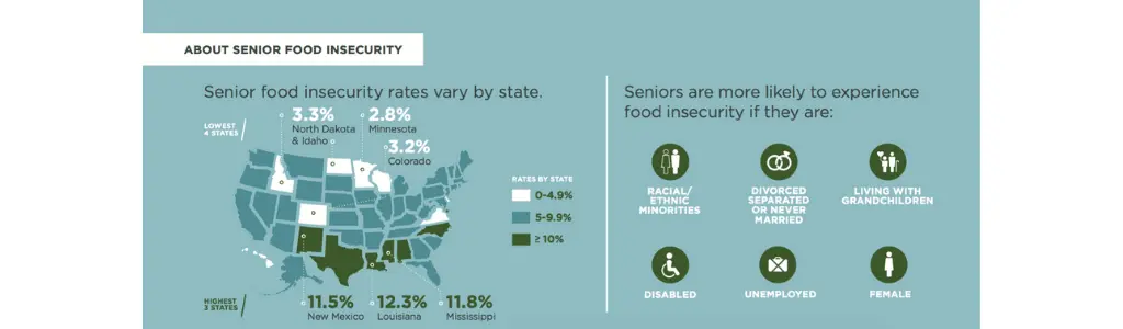 About Senior Food Insecurity Infographic