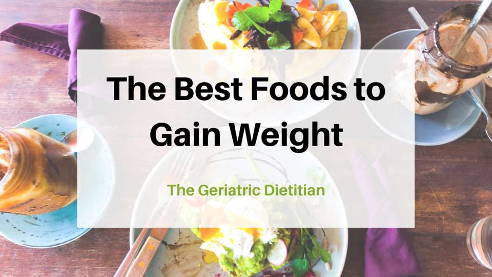 Best Foods to Gain Weight cover