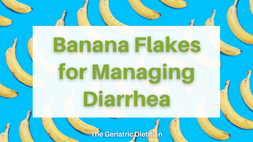 Banana Flakes for Managing Diarrhea