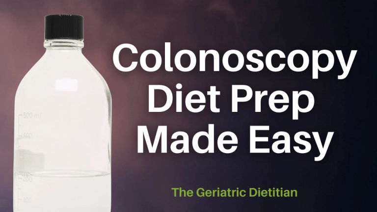 Colonoscopy Diet Prep Made Easy The Geriatric Dietitian   Colonoscopy Diet Prep Made Easy 768x432 