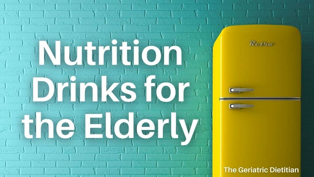 nutrition drinks for the elderly