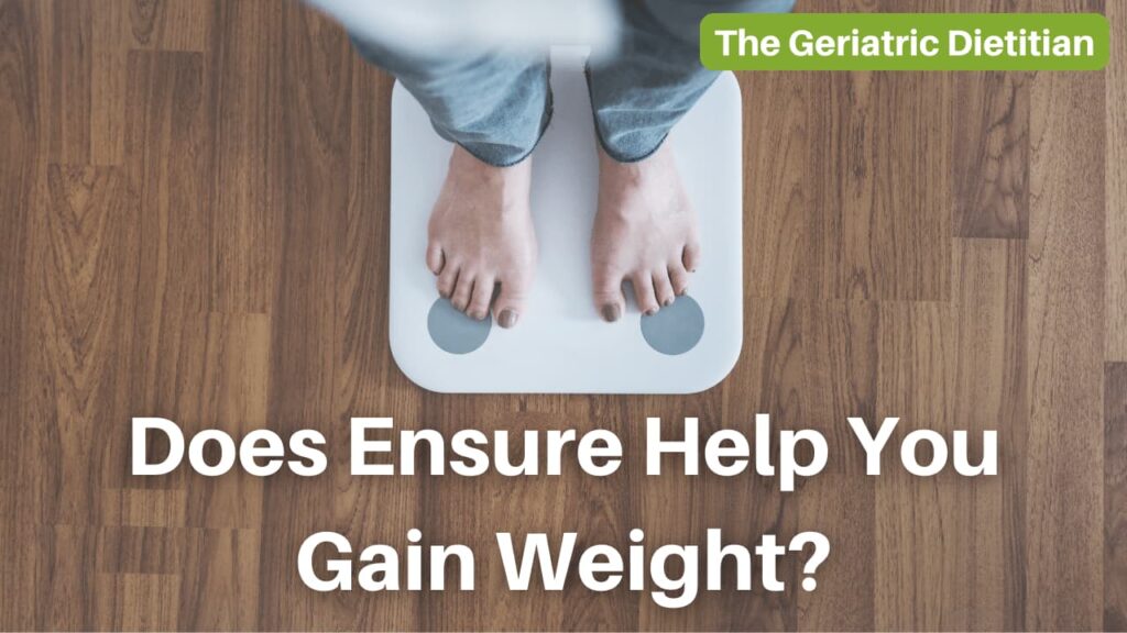 Does Ensure Help You Gain Weight