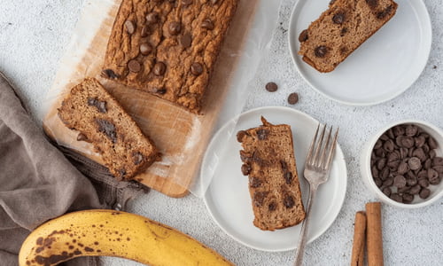High Fiber Desserts The Easiest Low Carb Chocolate Banana Bread Recipe