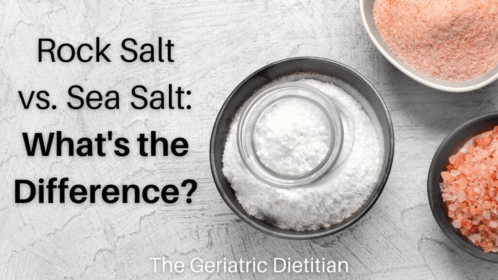 Rock Salt vs Sea Salt What's the Difference
