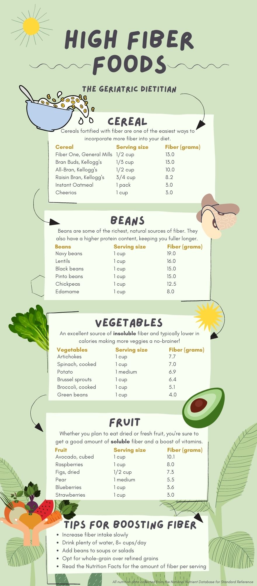 High Fiber Foods 101 A Comprehensive Guide The Geriatric Dietitian