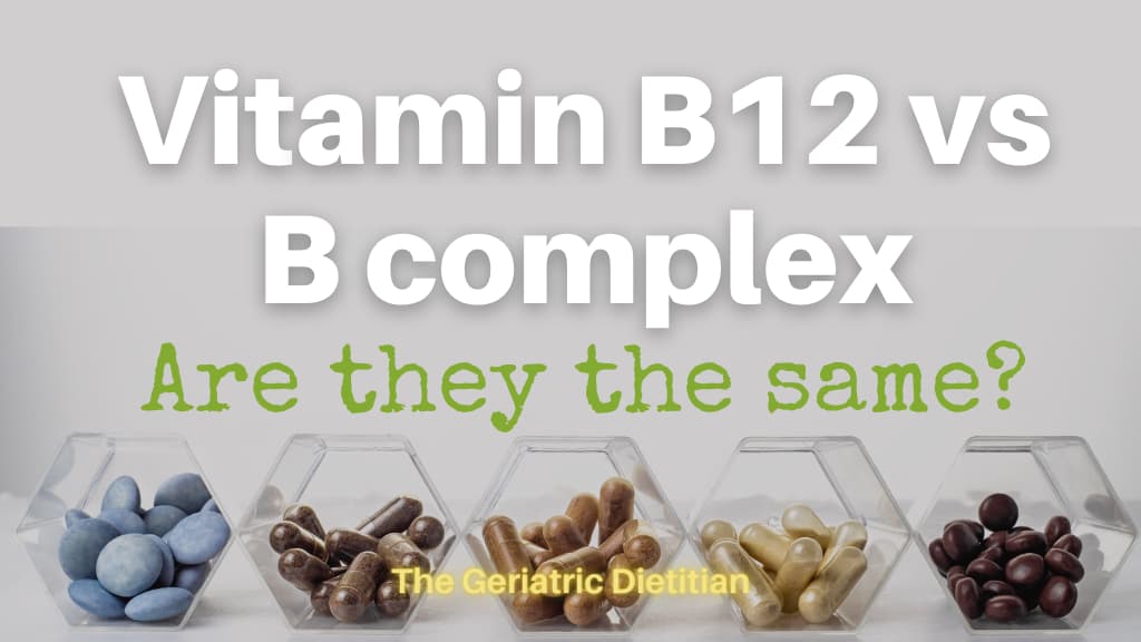 Vitamin B12 vs B Complex Are They the Same