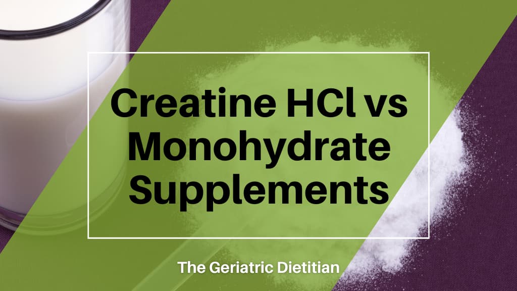 Creatine HCl vs Monohydrate Supplements.
