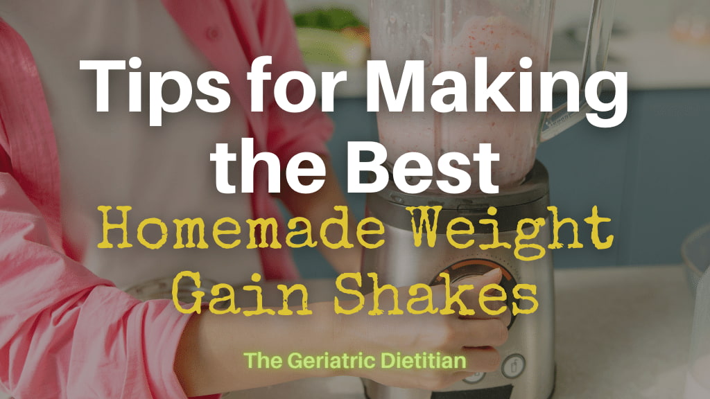 Tips for making the best homemade weight gain shakes.