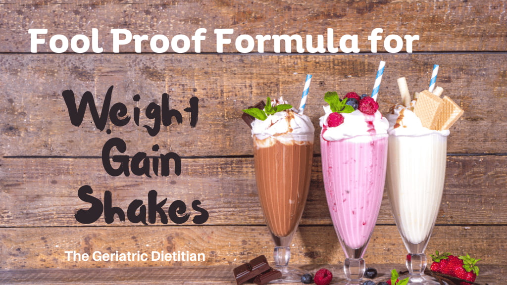 Foolproof Formula for Weight Gain Shakes.