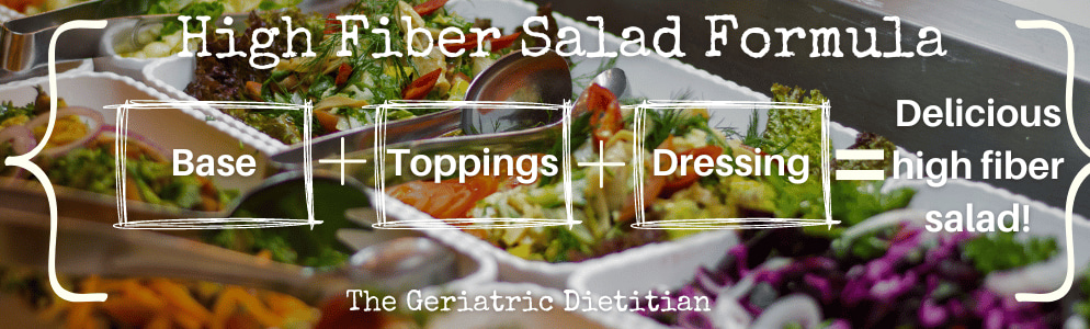 High Fiber Salad Ingredient Order.
