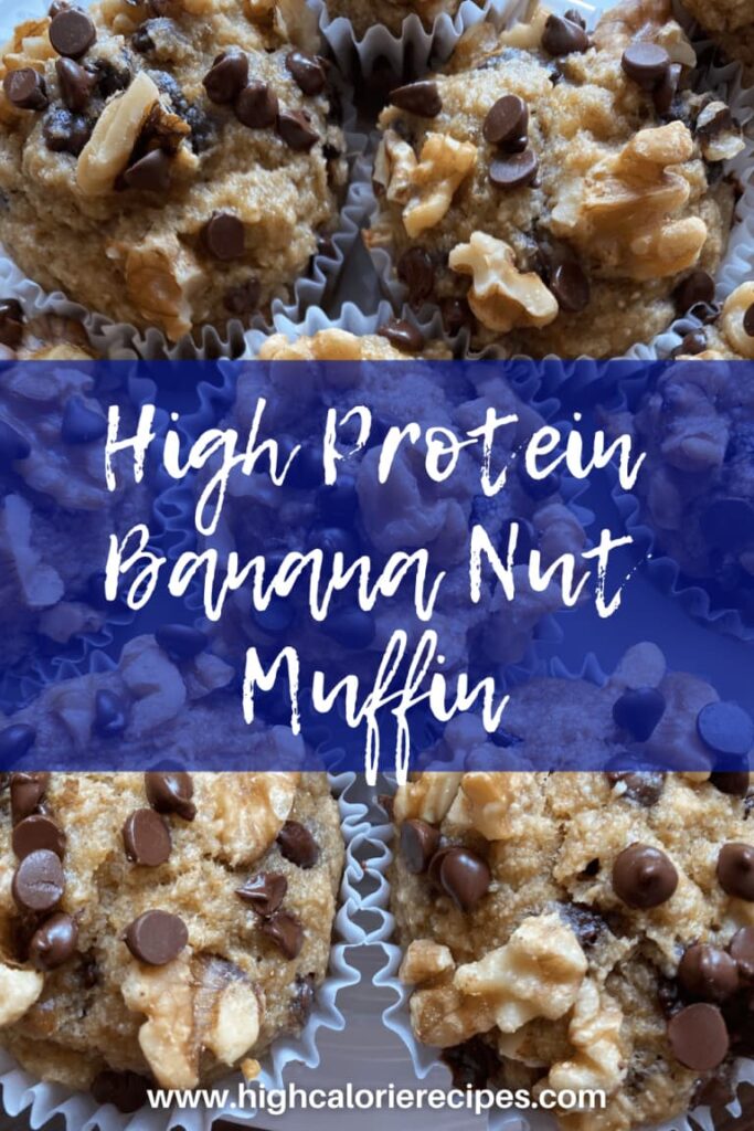 High-Protein-Muffin-Banana-Nut - foods to gain weight fast..