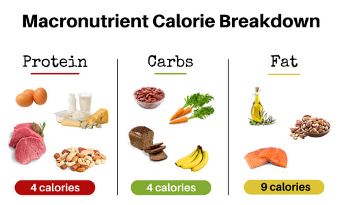 Macronutrient Calorie Breakdown.